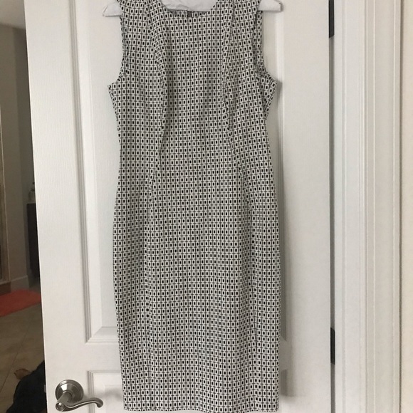 Calvin Klein black and white dress. - Picture 1 of 3